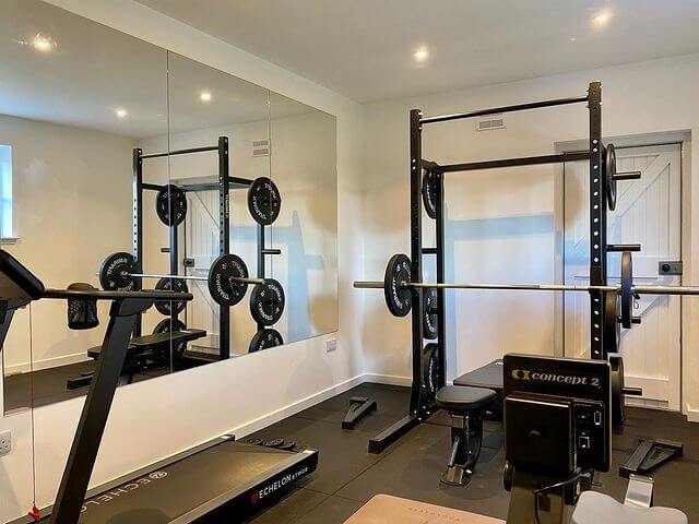 New 4mm Thick Large Mirror Glass Gym Or Dance Studio 6 X 4 183CM X 122CM